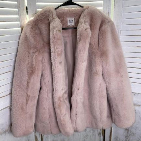 Faux Fur Pastel Pink Coat - Picture 4 of 7